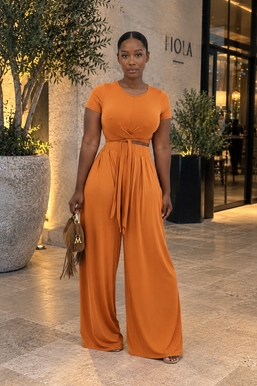 “Orange blossom” 2 piece