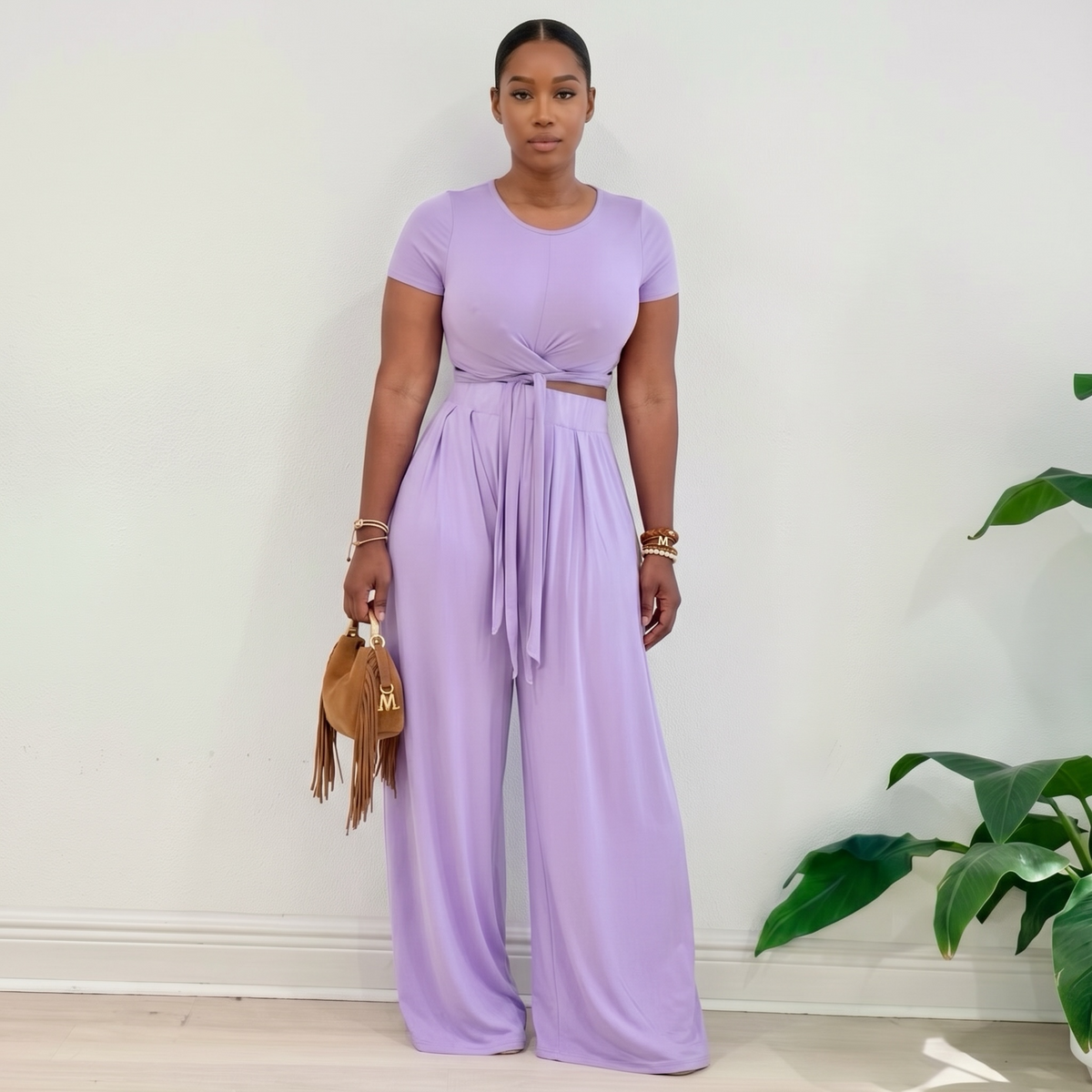 “Lavender life” 2 piece set (long length)
