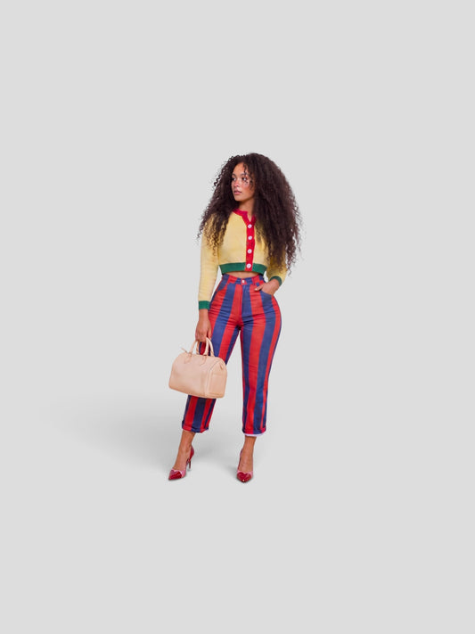 “ stripe me “ denim